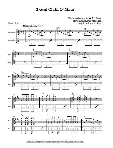 Sweet Child O' Mine (arr. David Lartey)