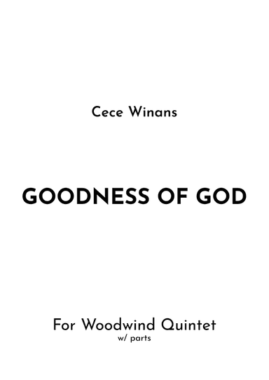 Goodness Of God (arr. Jireh J.)