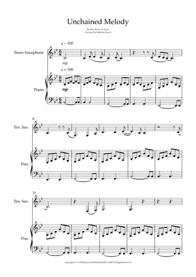 Unchained Melody (arr. Matthew pyeon)