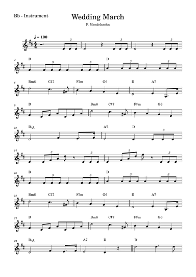 Wedding March (arr. Fabio Eduardo de Oliveira)
