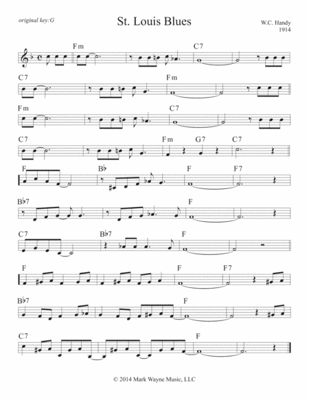 St. Louis Blues (arr. Mark Huxhold)
