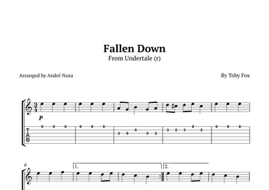 Fallen Down (arr. André Nusa)
