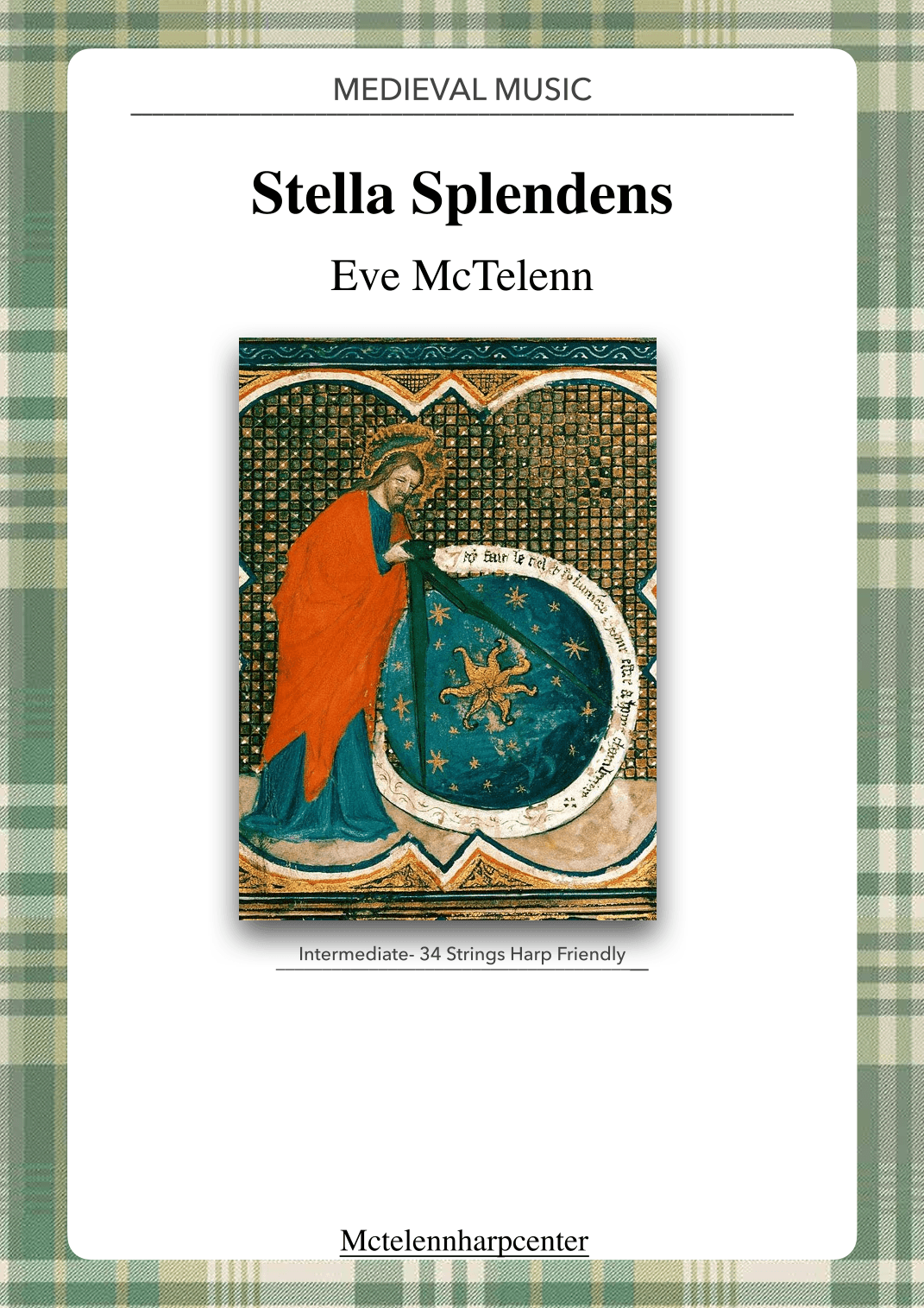Stella Splendens - intermediate & 34 String Harp | McTelenn Harp Center (arr. Eve McTelenn)