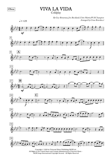 Viva La Vida (arr. ACT Bortolucci)