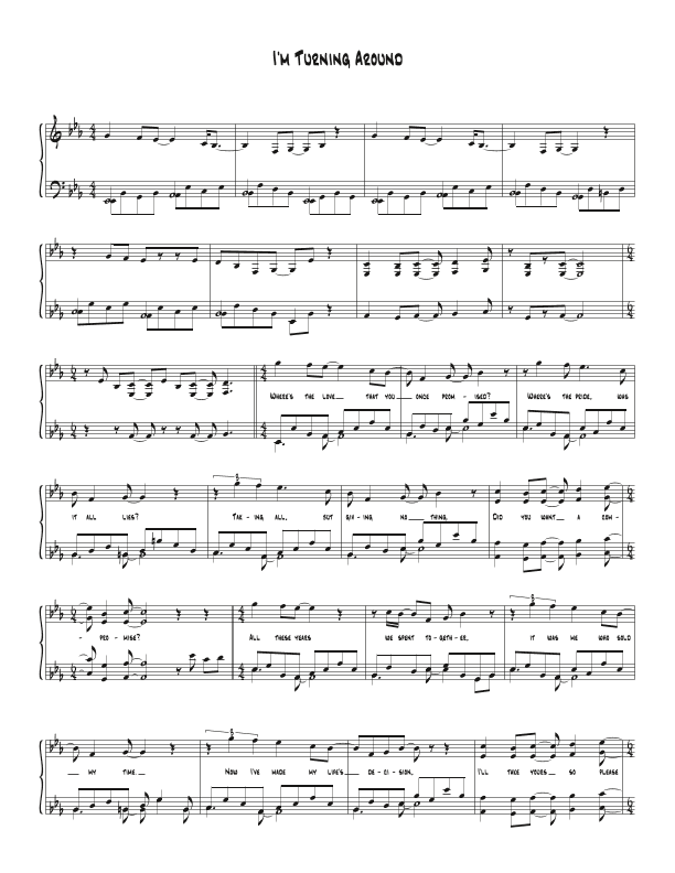 I'm Turning Around (arr. Biegler)