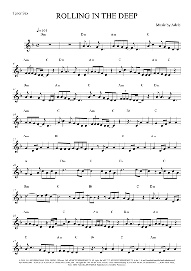 Rolling In The Deep (arr. Anderson Quevedo)
