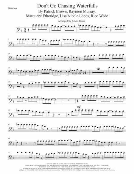 Waterfalls (arr. Kevin Busse)