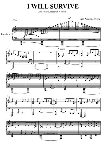 I Will Survive (arr. Nazareno Aversa)