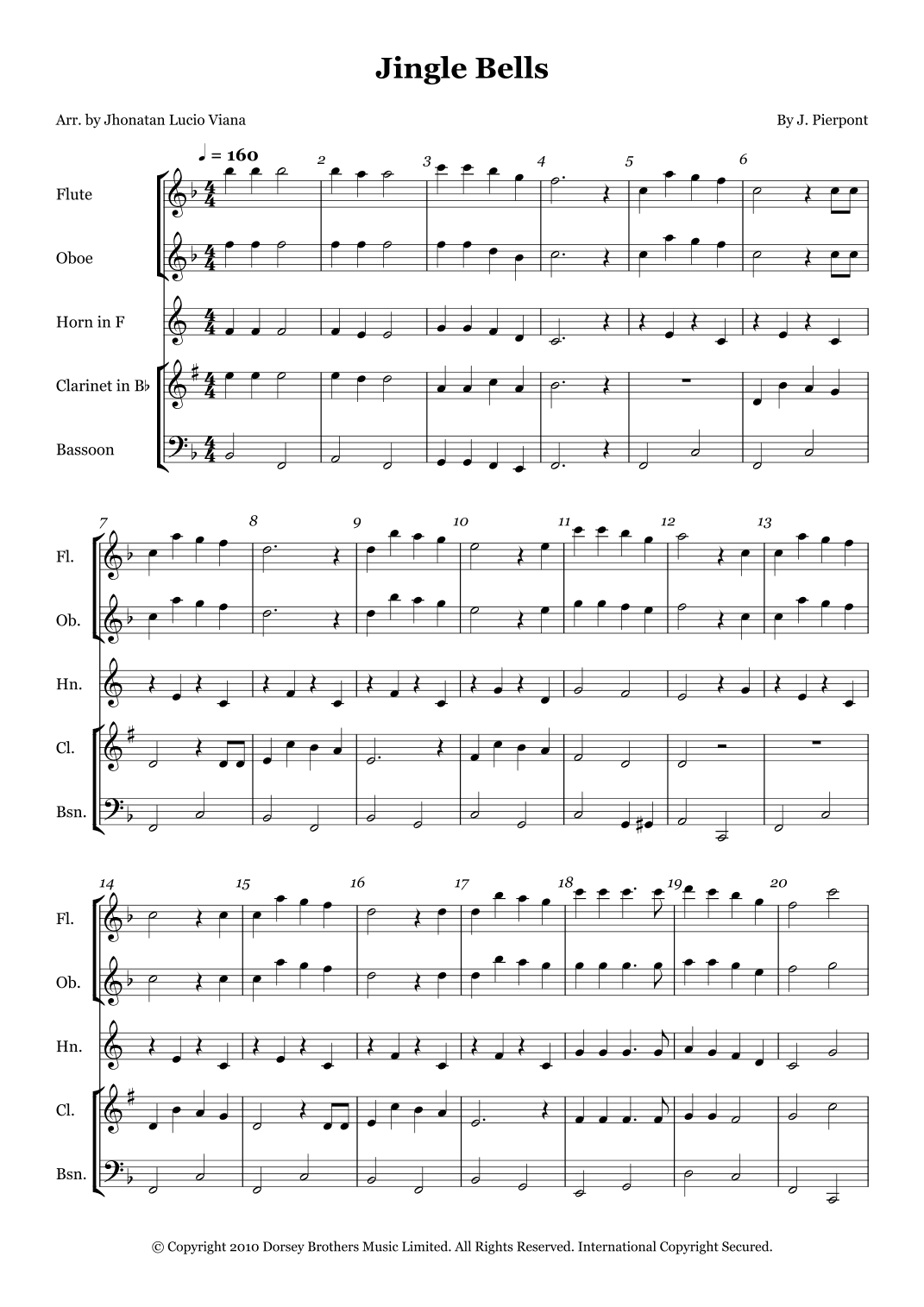 Jingle Bells (arr. Jhonatan Lucio Viana)