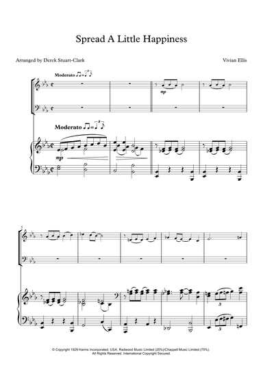 Spread A Little Happiness (arr. Derek STUART-CLARK)