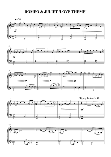 Romeo and Juliet Love Theme (arr. SCMusic)
