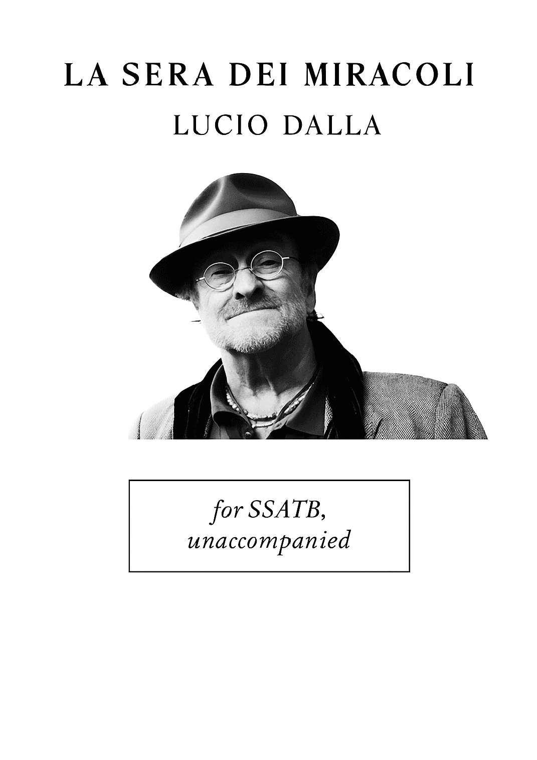 La Sera Dei Miracoli (arr. Giuseppe Di Bianco)