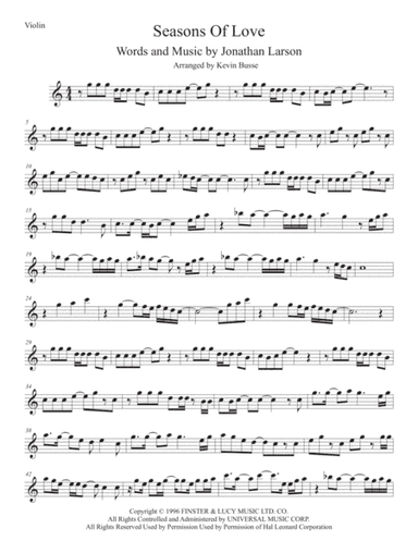 Seasons Of Love (arr. Kevin Busse)