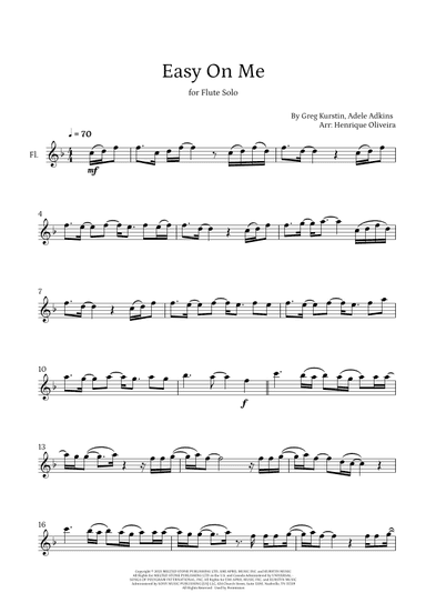 Easy On Me (arr. Henrique Oliveira)
