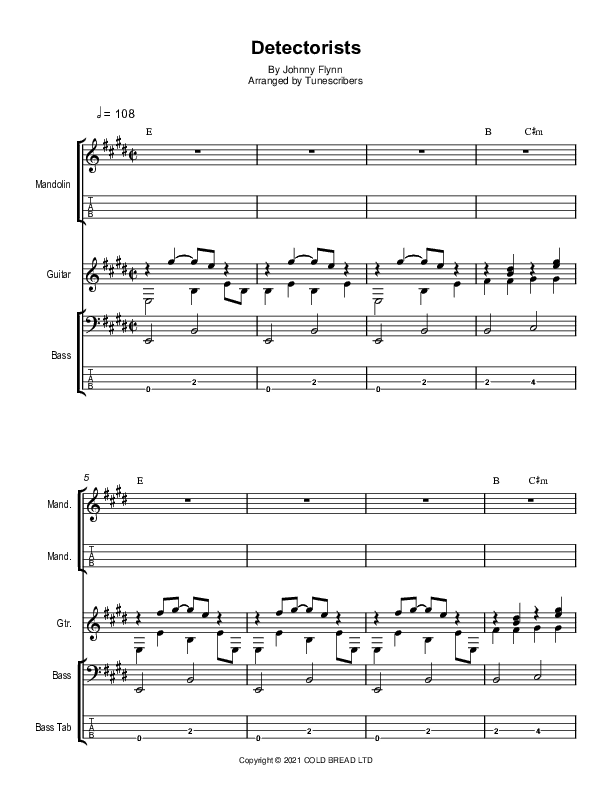 Detectorists (arr. Tunescribers)