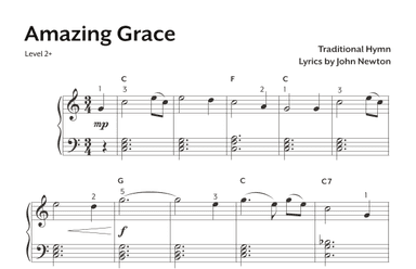 Amazing Grace (arr. Joseph Hoffman, Hoffman Academy)