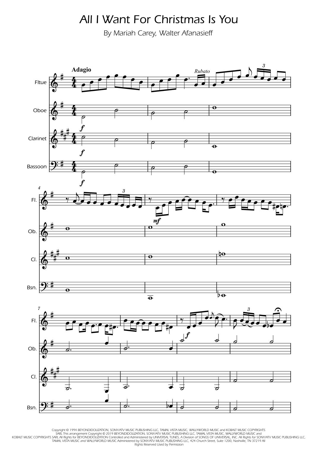 All I Want For Christmas Is You (arr. Ygor Nunes)