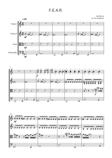 Fear (arr. Ian Anderson)