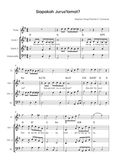 Siapakah Jurus'lamat? - Score Only (arr. Angie Wiranata)