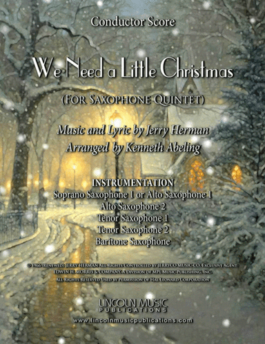 We Need A Little Christmas (arr. Kenneth Abeling)