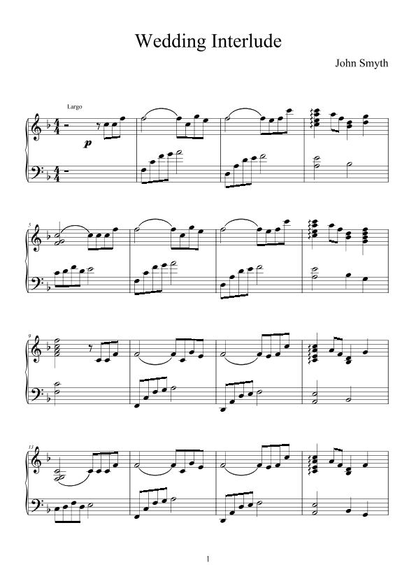Wedding Interlude