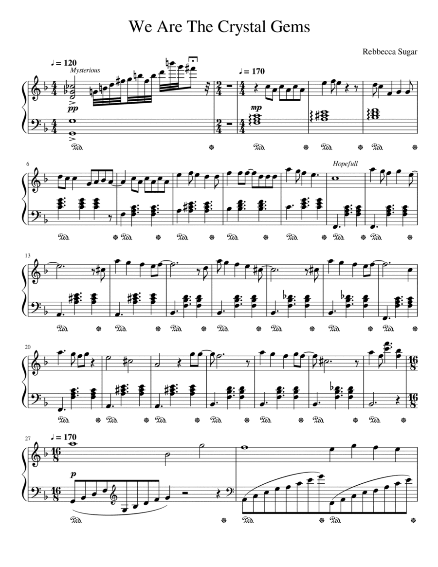 We Are The Crystal Gems (arr. Kingviper)
