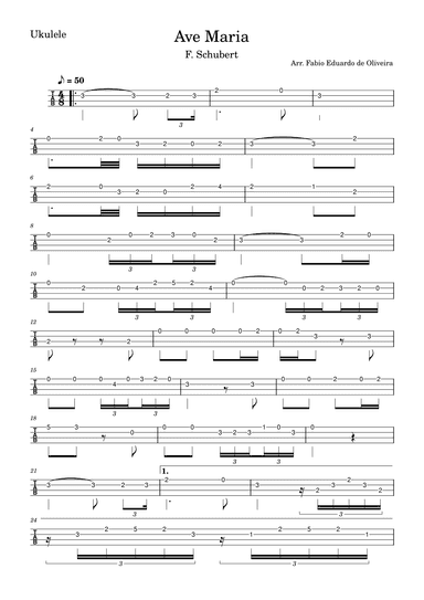 Ave Maria (Schubert) (arr. Fabio Eduardo de Oliveira)