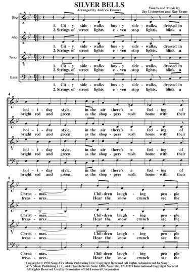 Silver Bells (arr. Andrew Emmet)