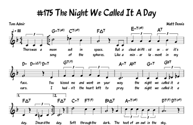 The Night We Called It A Day (arr. John Fries)