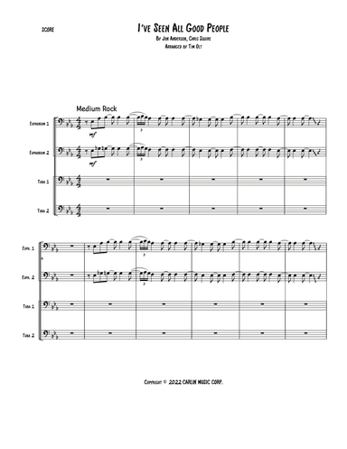 Your Move, I've Seen All Good People (arr. Tim Olt)