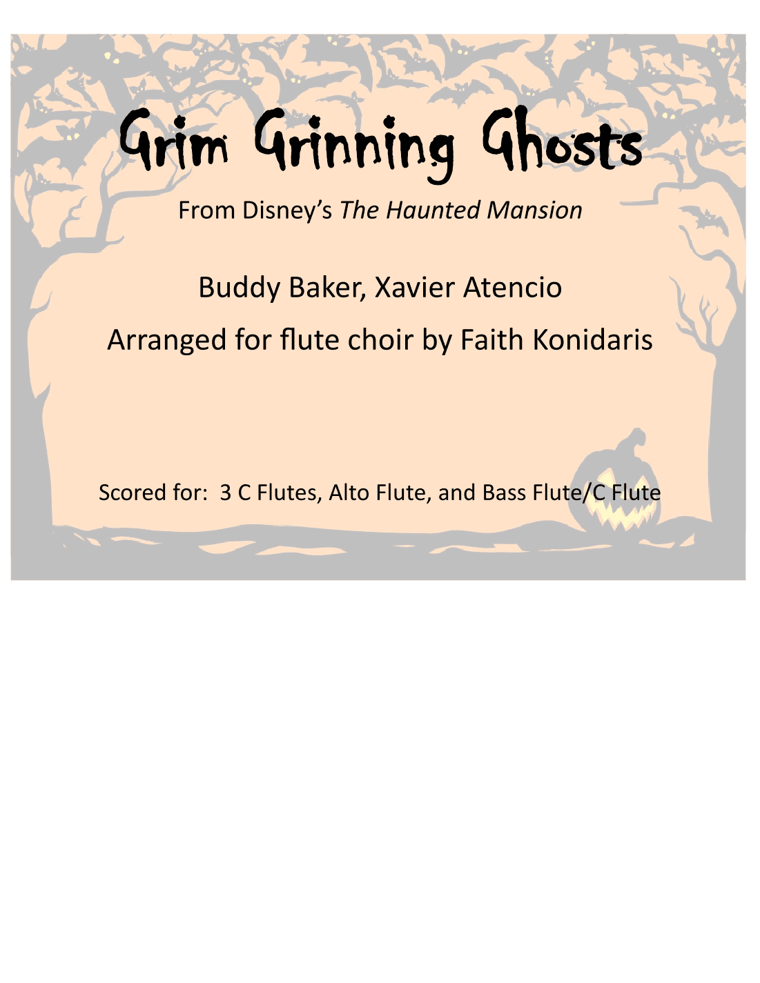 Grim Grinning Ghosts (arr. Faith Konidaris)