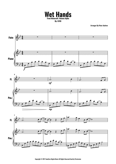 Wet Hands (arr. Peter Andrew)