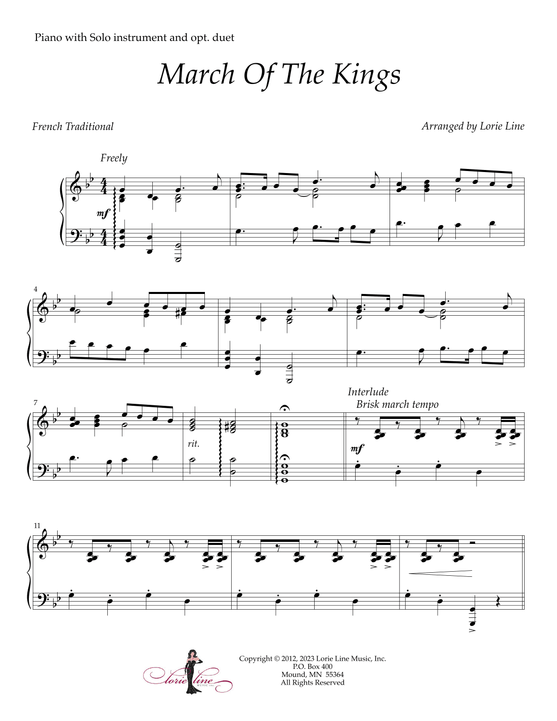 March of the Kings (arr. Lorie Line)