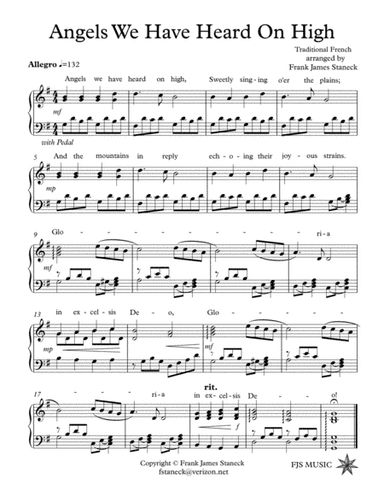 Angels We Have Heard On High (arr. Frank James Staneck)
