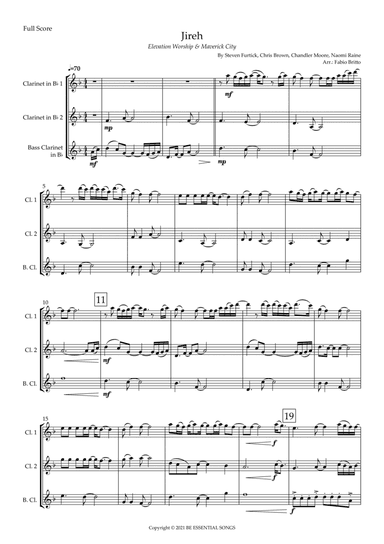 Jireh (arr. Fabio Britto)