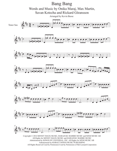 Bang Bang (arr. Kevin Busse)