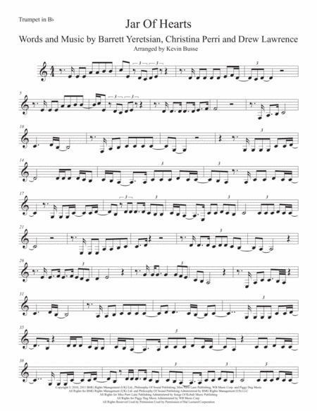 Jar Of Hearts (arr. Kevin Busse)
