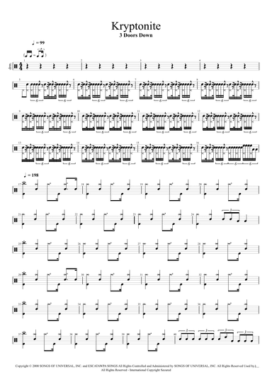 Kryptonite (arr. Cyril Mayer)