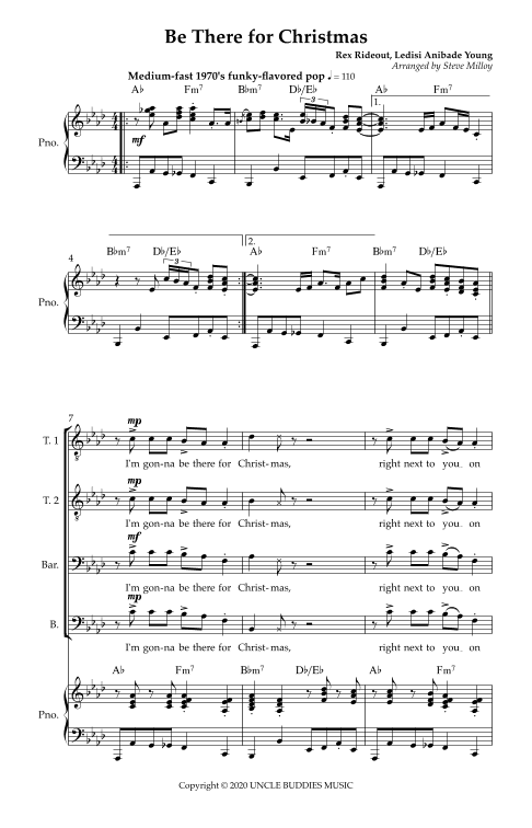 Be There For Christmas (arr. Steve Milloy)