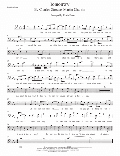 Tomorrow (arr. Kevin Busse)