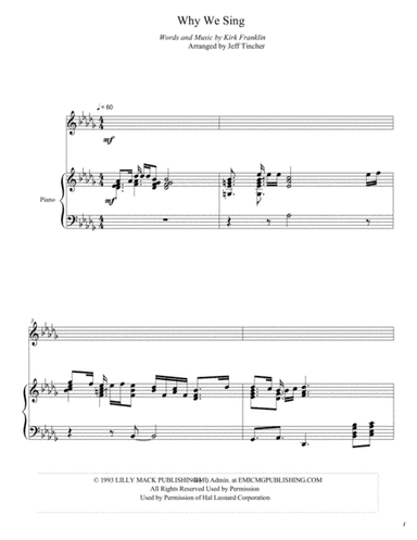 Why We Sing (arr. Jeff Tincher)