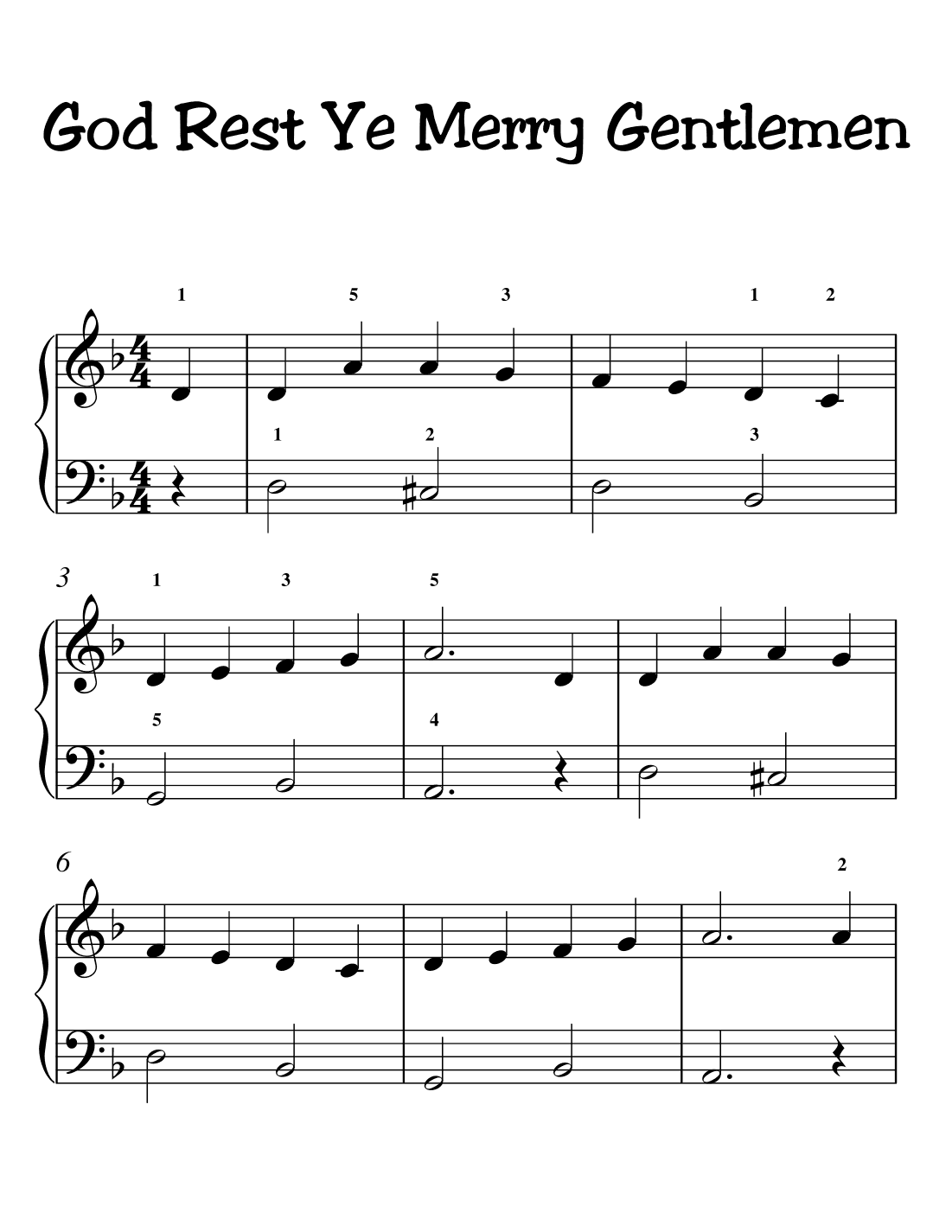 God Rest Ye Merry Gentlemen (arr. Michał Pach)