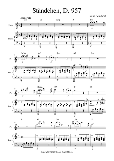 Ständchen (arr. Golden Skull Editions)