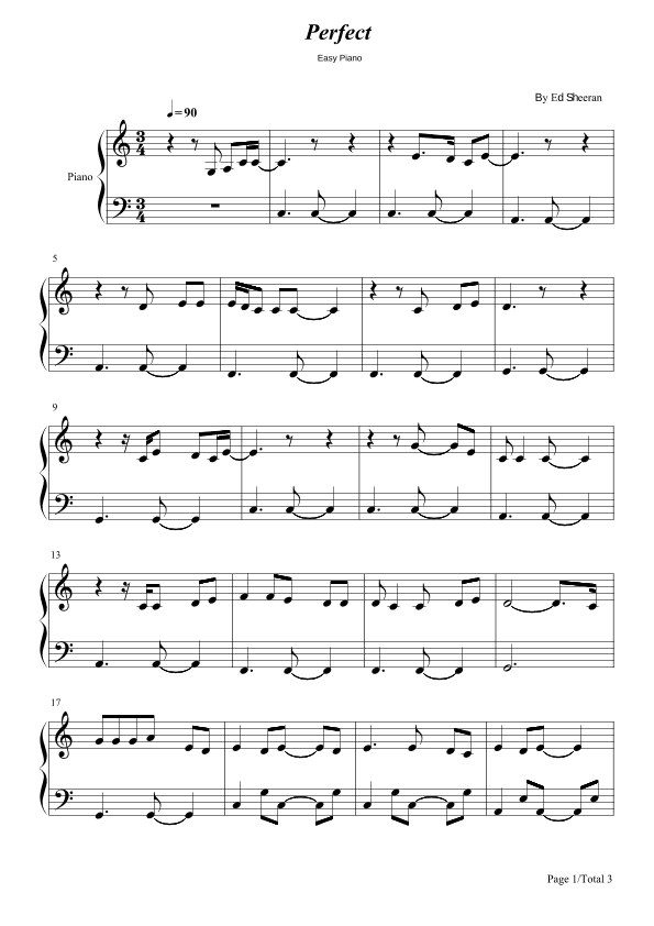 Perfect (arr. poon)