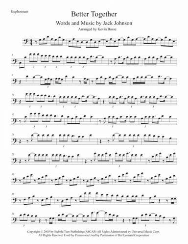 Better Together (arr. Kevin Busse)