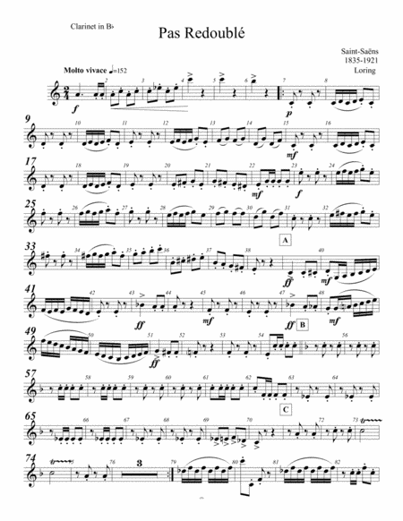 Pas Redoublé (arr. Simeon Loring)