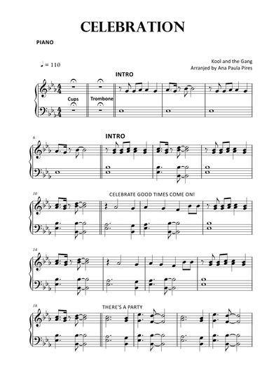 Celebrate (arr. Ana Paula Pires)