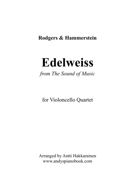 Edelweiss (arr. Antti Hakkarainen)