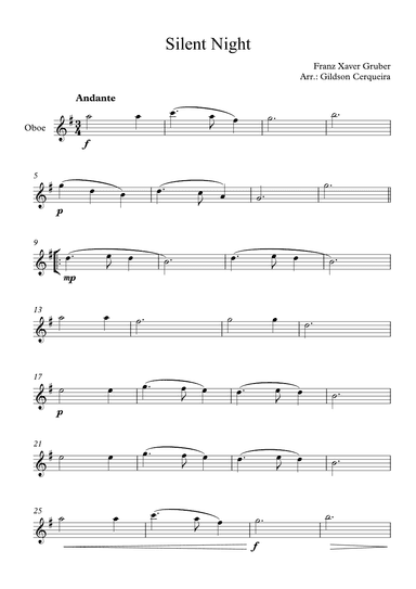 Silent Night (arr. Gildson Cerqueira)