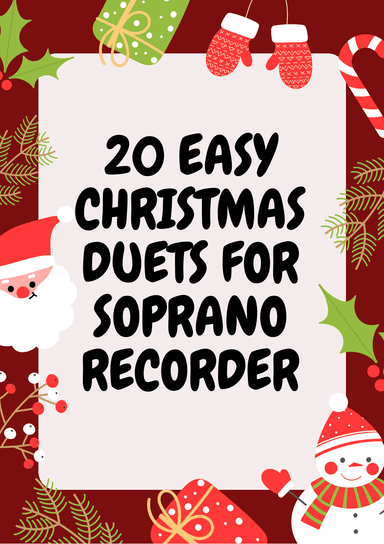 20 Easy Christmas Duets for Soprano Recorder (arr. Valdir Maia)